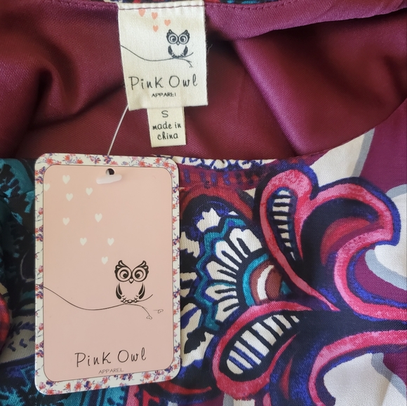 Pink Owl Dress - Picture 3 of 3